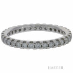 Moncara Memoire Ring Gr. 58,5 Weißgold 585 / 14K mit 0,7ct Diamanten - Bild 2 Vorschau