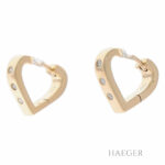 Ohrringe Gelbgold 750 / 18K mit 0,1ct Diamanten - Bild 3 Vorschau