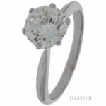 Solitärring Gr.53 Weißgold 750 / 18K mit 1,4ct Diamant Vorschau
