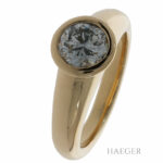 Ring Gr.52 Gelbgold 750 / 18K mit 1,08ct Diamant HRD Zertifikat Vorschau
