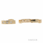 Ohrringe Gelbgold 750 / 18K mit 0,1ct Diamanten - Bild 2 Vorschau