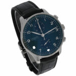 IWC Portugieser Chronograph Green Dial Ref. 371615 Faltschließe 2024 neuwertig - Bild 3 Vorschau