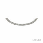 Reviérearmband Weißgold 750 / 18 Kt. ca. 12,44 ct. Diamanten - Bild 2 Vorschau