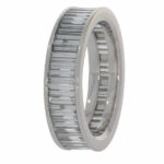 Memoiréring Weißgold 750 / 18 Kt. ca. 3ct. Baguette - Bild 3 Vorschau
