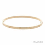 Cartier Love Armreif Gr.19 Gelbgold 750 / 18K Full Set - Bild 3 Vorschau