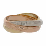 Cartier Trinity Ring Tricolor Gold 750 / 18 Kt. m. Papiere - Bild 2 Vorschau