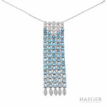 Limited Edition Bulgari Lucea Collier Weißgold 750 / 18 Kt. ca. 2,2ct Diamanten Vorschau