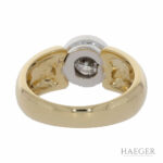 Solitär Diamant Ring Gelb & Weißgold 750 / 18 Kt. ca. 1,30ct. - Bild 3 Vorschau