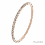 Diamant Reviére Flexarmband Roségold 750 / 18 Kt. ca. 3ct. Vorschau
