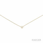 Kette mit Solitäranhänger Gelbgold 585 / 14K mit 0,68ct Vorschau