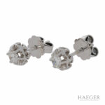Solitärohrstecker Weißgold 750 / 18K mit 0,35ct Diamanten - Bild 2 Vorschau