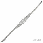 Art Deco Armband Platin 950er ca. 1,50ct. Diamanten - Bild 3 Vorschau