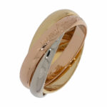 Cartier Trinity Ring Tricolor Gold 750 / 18 Kt. m. Papiere Vorschau