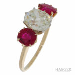 Diamant Rubin Ring Gelbgold 750 / 18 Kt. ca. 1,85ct. Vorschau