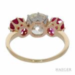 Diamant Rubin Ring Gelbgold 750 / 18 Kt. ca. 1,85ct. - Bild 4 Vorschau