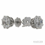 Solitär Diamant Ohrstecker Weißgold 585 / 14 Kt. 2,50ct. HRD Zertifikat - Bild 3 Vorschau