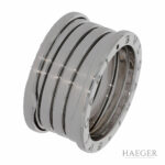 Bulgari B Zero Ring Weißgold 750 / 18 Kt. Gr 57 m. Box Vorschau