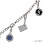 Bulgari Bettelarmband 3 Charms Weißgold 750 / 18 Kt. Vorschau