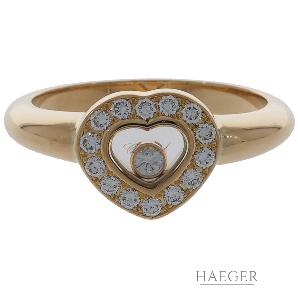 Chopard Happy Diamonds Ring in 750er Gelbgold
