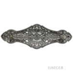 Diamant Brosche Platin 950er ca. 6ct. Vorschau