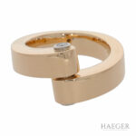 Diamant Ring Gelbgold 750 / 18 Kt. ca. 0,10ct. - Bild 3 Vorschau