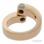 Diamant Ring Gelbgold 750 / 18 Kt. ca. 0,10ct. Vorschau