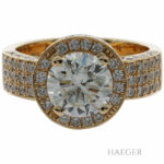 Diamant Ring Gr.60 Gelbgold 750 / 18K mit 3,05ct Hauptstein EGL Zert. Vorschau