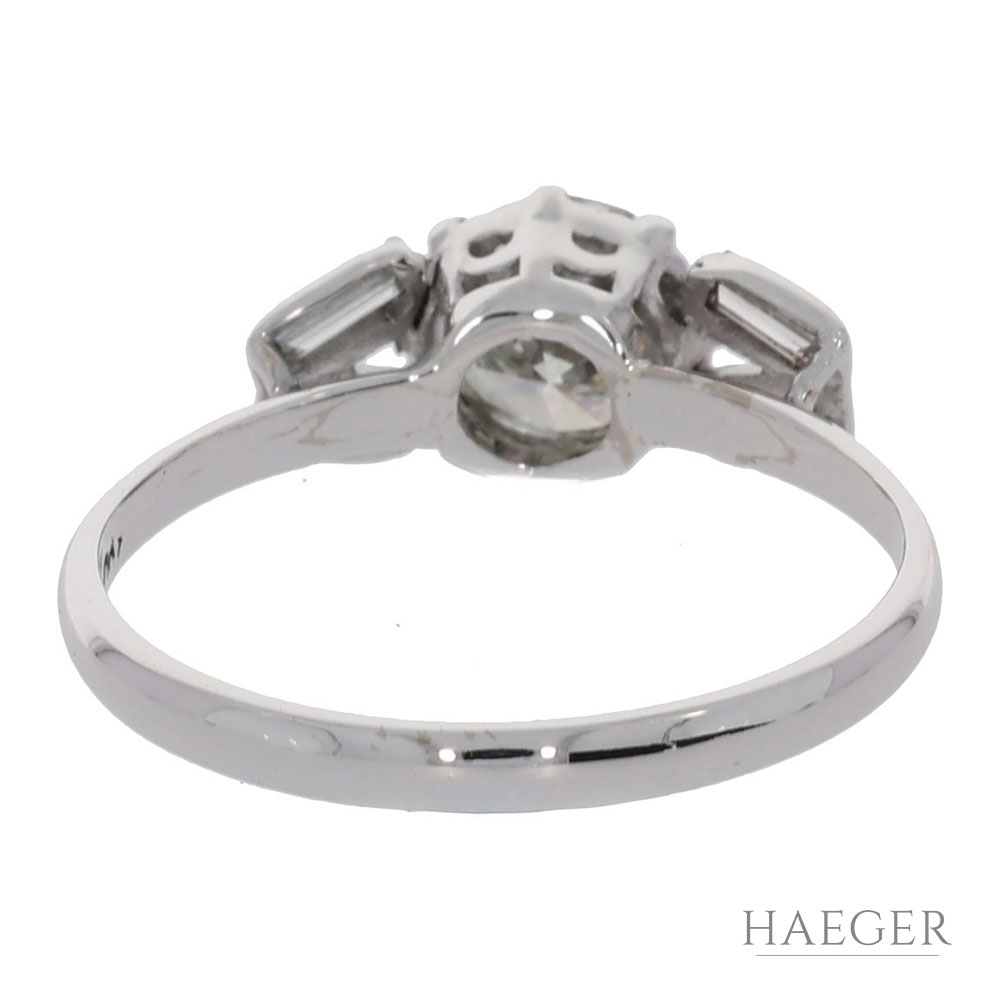 Diamantring ca. 1,2 Carat in 750er Weissgold