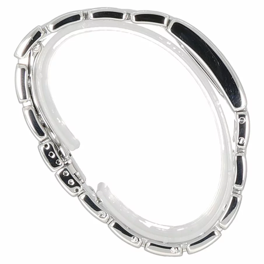 Ebel Beluga Uhr in Stahl mit Diamantbesatz auf Ziffernblatt