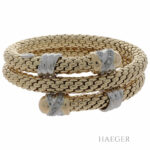 Fope Armband 17cm Gelb,- Weißgold 750 / 18K mit 0,25ct Diamanten Vorschau