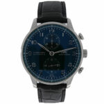 IWC Portugieser Chronograph Green Dial Ref. 371615 Faltschließe 2024 neuwertig Vorschau