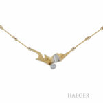 Lapponia Collier Gelb, Weißgold 585 / 14K mit 0,18ct Diamant Vorschau