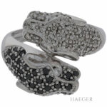 Panther Ring Weißgold 750 / 18K mit 1ct Diamanten Vorschau