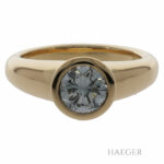 Ring Gr.52 Gelbgold 750 / 18K mit 1,08ct Diamant HRD Zertifikat Vorschau