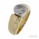Solitär Diamant Ring Gelb & Weißgold 750 / 18 Kt. ca. 1,30ct. Vorschau