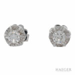 Solitärohrstecker Weißgold 750 / 18K mit 0,35ct Diamanten Vorschau