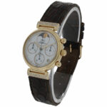 IWC Da Vinci Lady Chronograph Ref. 3735 Gold 18K Aftermarket Diamonds Blanco Papers - Bild 2 Vorschau