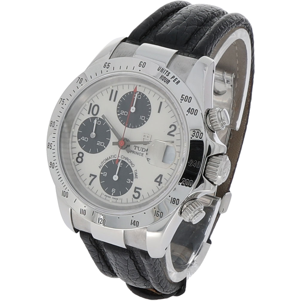 Tudor Prince Date Chronograph Ref. 79280 Panda Dial Full Set 2008 TOP Mint Condition - Bild 2