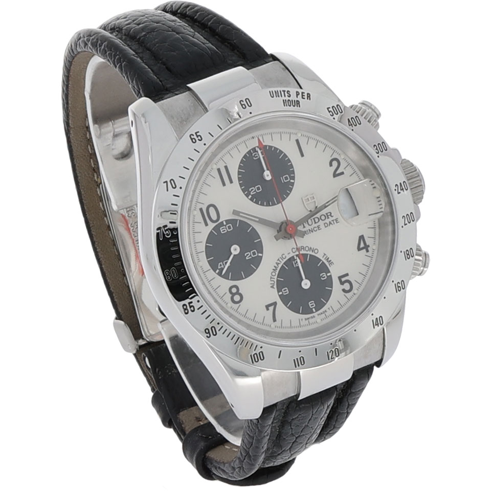 Tudor Prince Date Chronograph Ref. 79280 Panda Dial Full Set 2008 TOP Mint Condition - Bild 3
