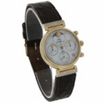 IWC Da Vinci Lady Chronograph Ref. 3735 Gold 18K Aftermarket Diamonds Blanco Papers - Bild 3 Vorschau