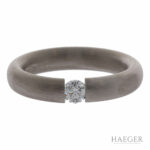 Niessing Diamant Spannring Weißgold 750 / 18 Kt. ca. 0,21ct - Bild 2 Vorschau