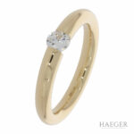 Zeitloser Diamant Spannring aus dem Hause Niessing in edlem 750er Gelbgold gefertigt. Vorschau