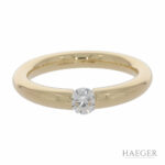 Zeitloser Diamant Spannring aus dem Hause Niessing in edlem 750er Gelbgold gefertigt Vorschau