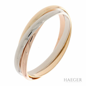 Cartier Trinity Armreif Tricolorgold 750 / 18 Kt. Gr. 21