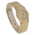 Omega Constellation Ladies Lady Constellation Mini Gold 18K Factory Diamond Setting ca. 1990 Vorschau