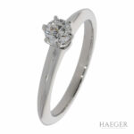 Tiffany and Co. Solitär Diamant Ring Platin 950 0,31ct. F/VVS Vorschau