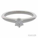 Tiffany and Co. Solitär Diamant Ring Platin 950 0,31ct. F/VVS Vorschau