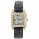 Chopard Happy Sport Diamonds Watch Square Ref. 27/6679-23 Gold Factory Diamonds Vorschau
