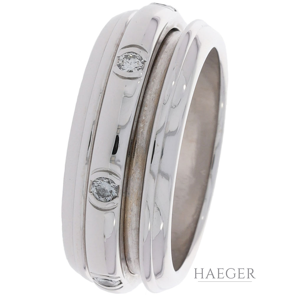 Piaget Possession Ring Gr.56 Weißgold 750 / 18K mit 0,2ct Diamanten