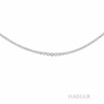 Collier 42cm Weißgold 750 / 18K mit 1,2ct Diamanten Vorschau